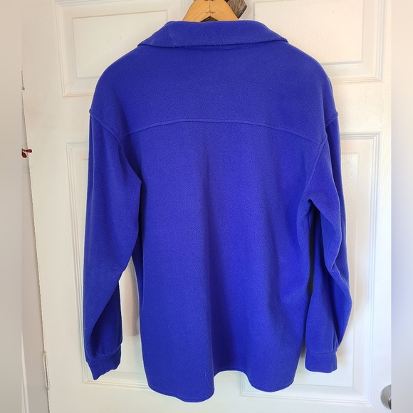 (1189) Schoffel Men's Long Sleeve Quarter Zip Fleece Jacket, Size: S Color: Blue - Picture 4 of 4